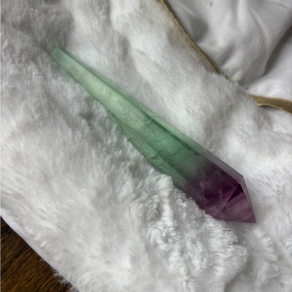 Other - Watermelon UV Fluorite Wand